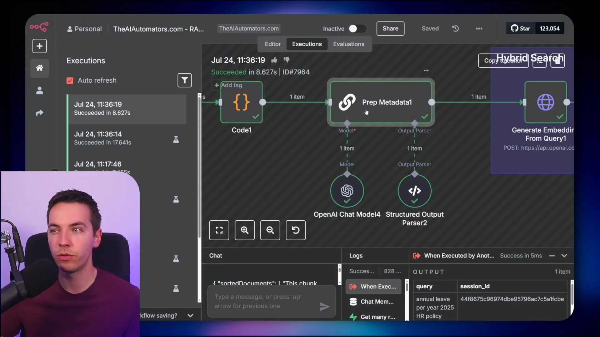 Dynamic metadata filter created by the agent