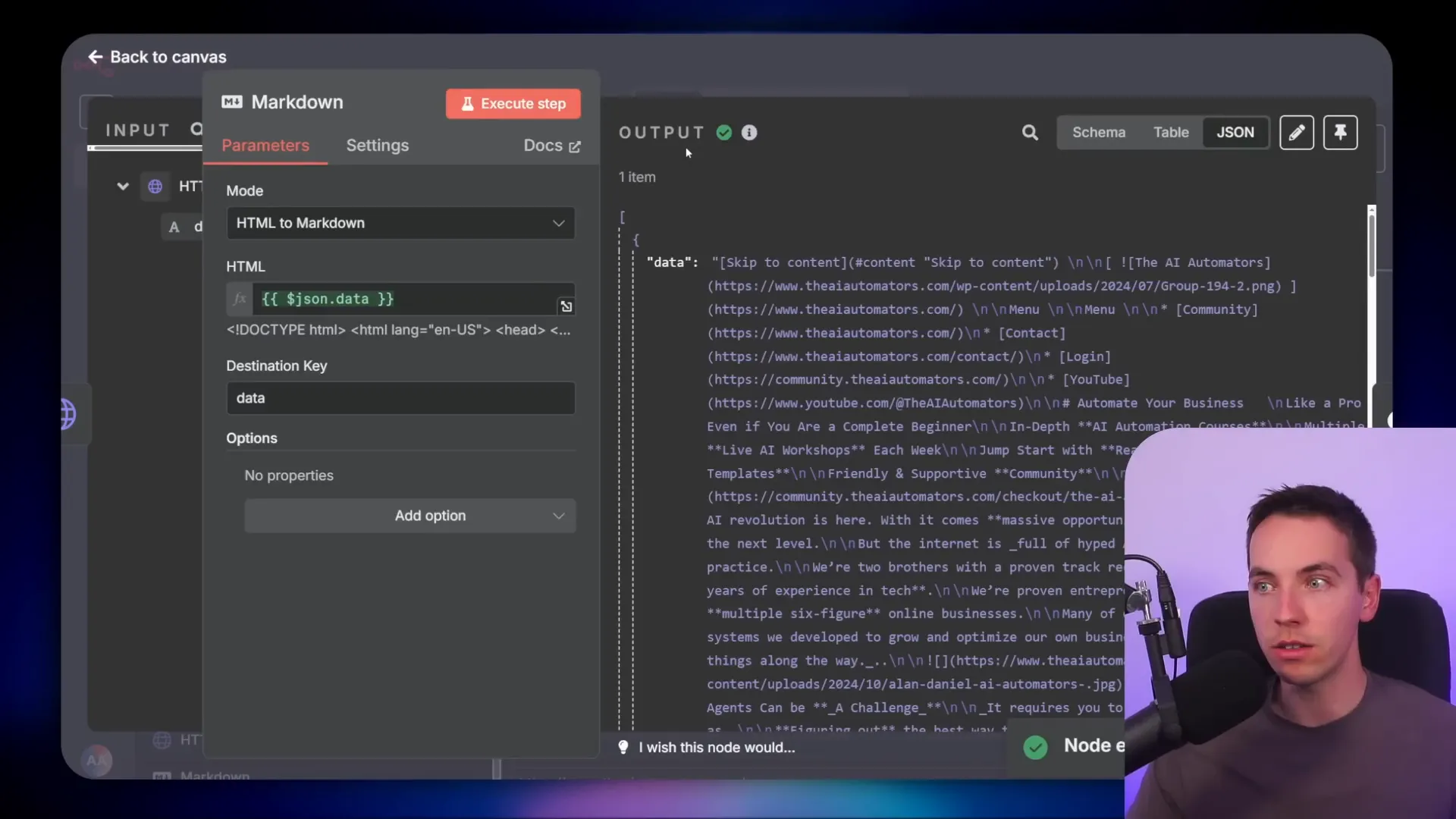 Converting HTML to Markdown for better AI context