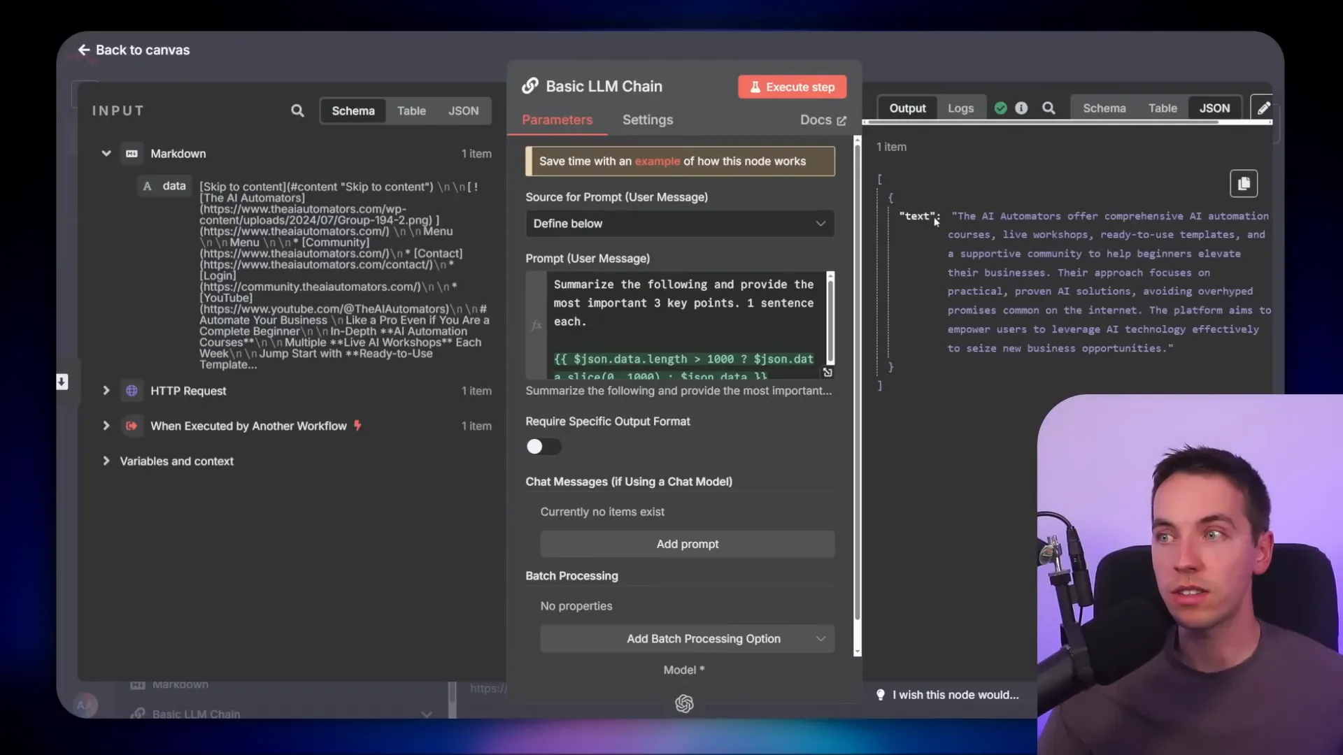 Trimming context to reduce token usage in AI workflows