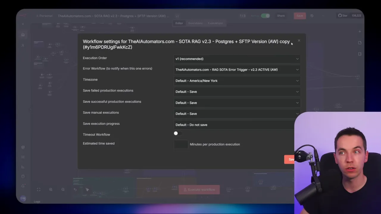 Error handler workflow with error trigger