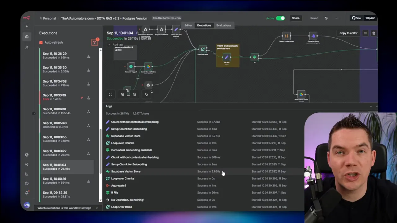 Loop over items node that controlled file processing
