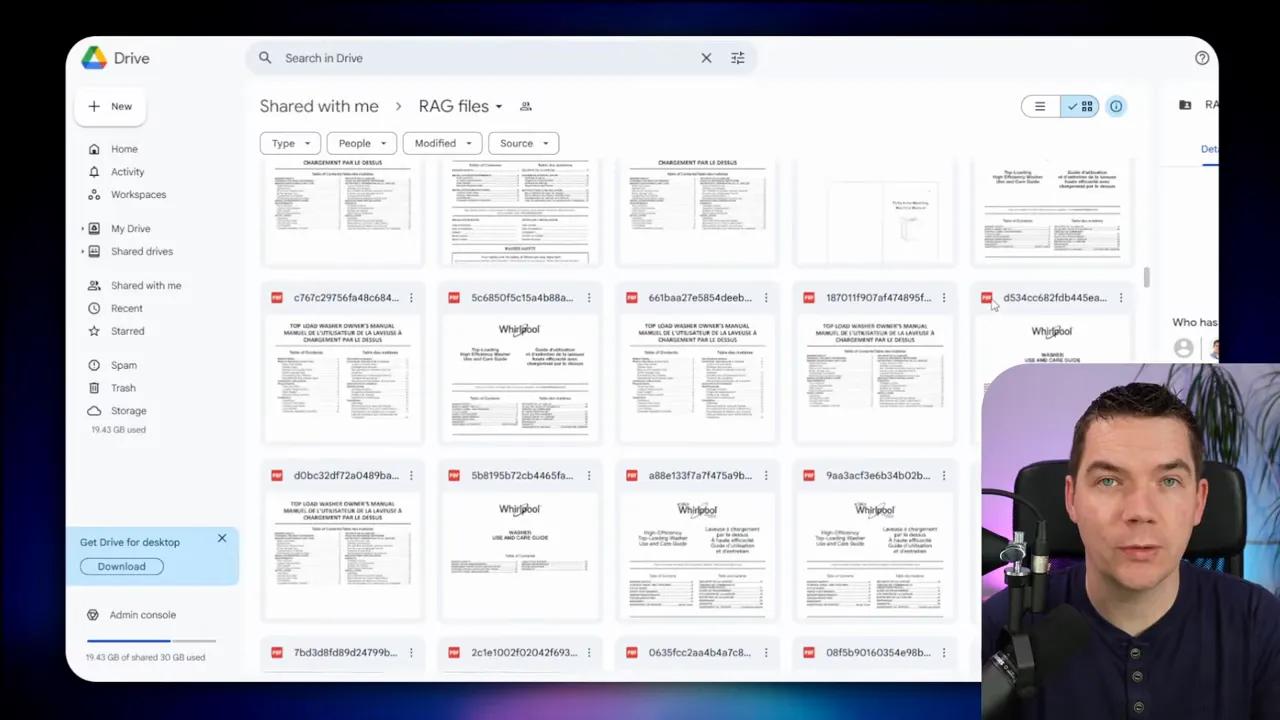N8N flow showing initial hybrid search failing to find product code