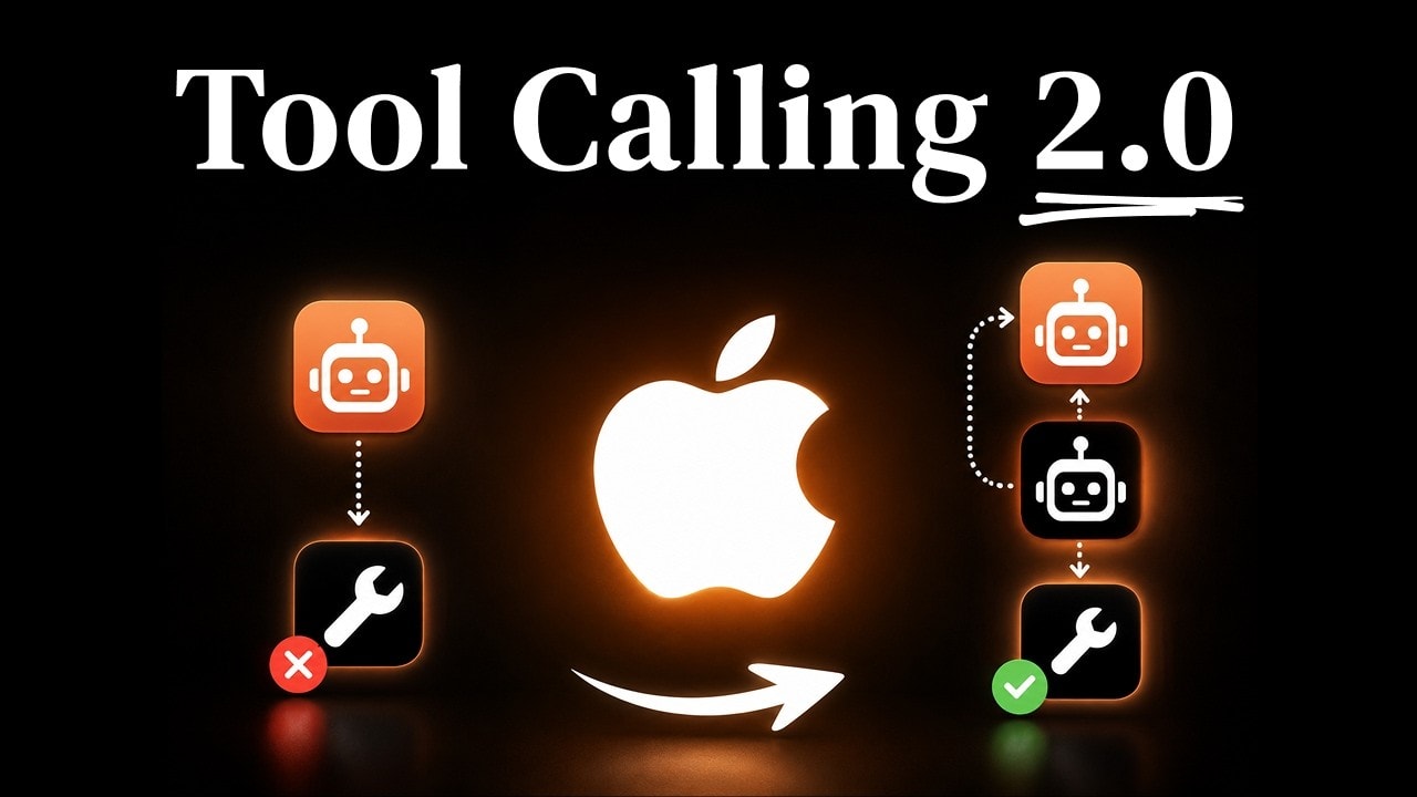 video thumbnail for 'Apple Just Showed Every AI Builder How To Stop Tool-Calling Errors Before They Execute.'