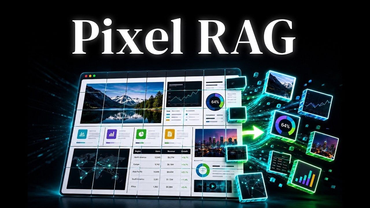 video thumbnail for 'The New RAG Method that Searches Pixels instead of Text'