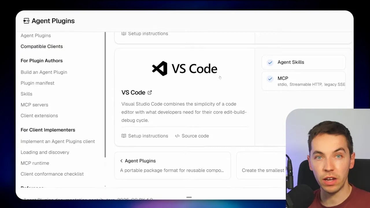 Compatible Clients page showing ChatGPT, Cursor and VS Code entries