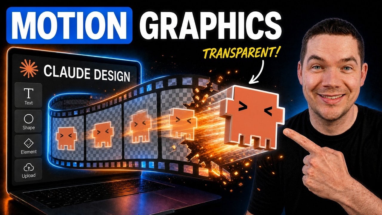 video thumbnail for 'Create Stunning Motion Graphic Overlays in Claude Design'